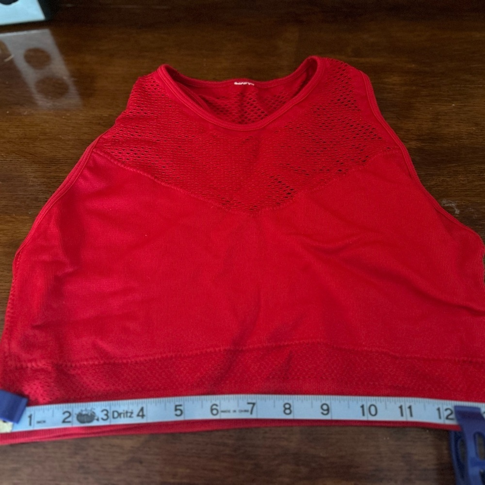 Fabletics maran seamless sports bra color red - Picture 5 of 6